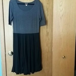 LuLaRoe Nicole 2 tone dress